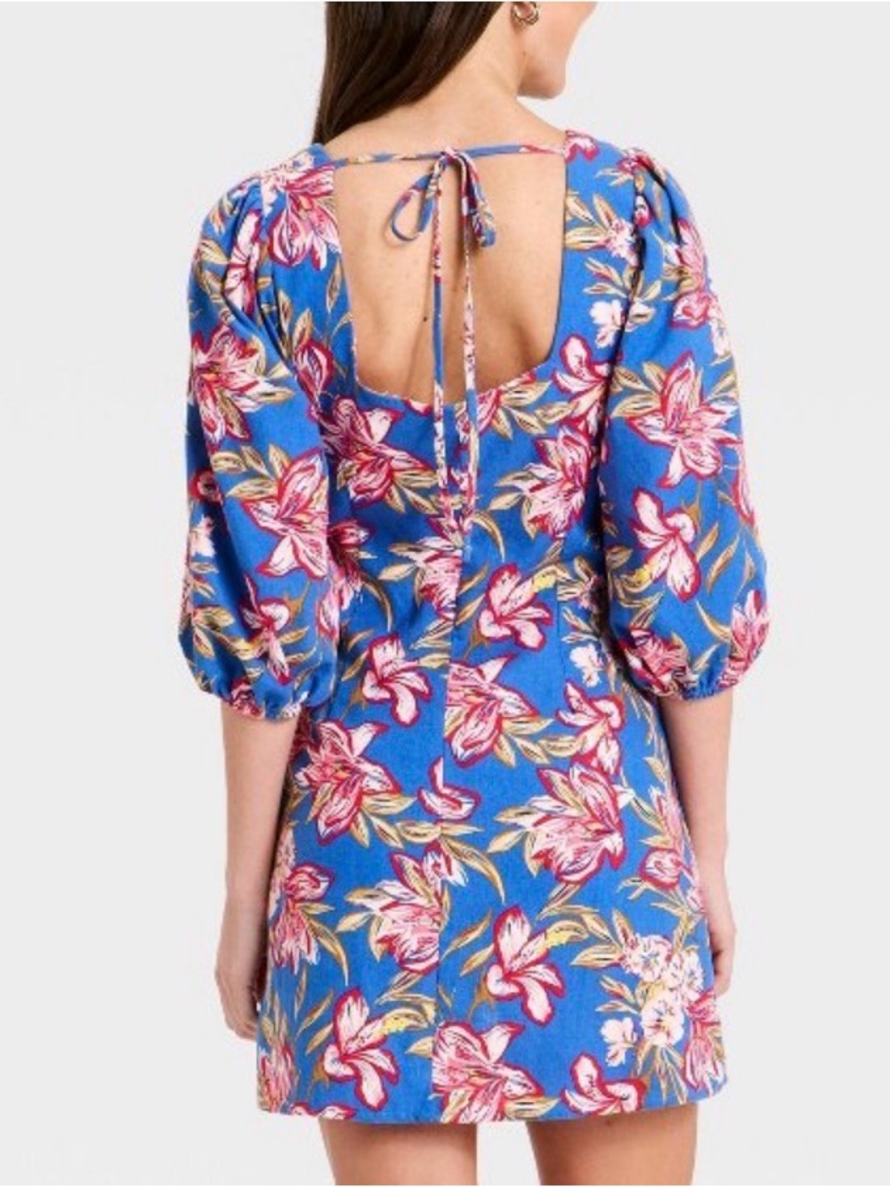 Linen Mini Dress - Picture 2 of 5